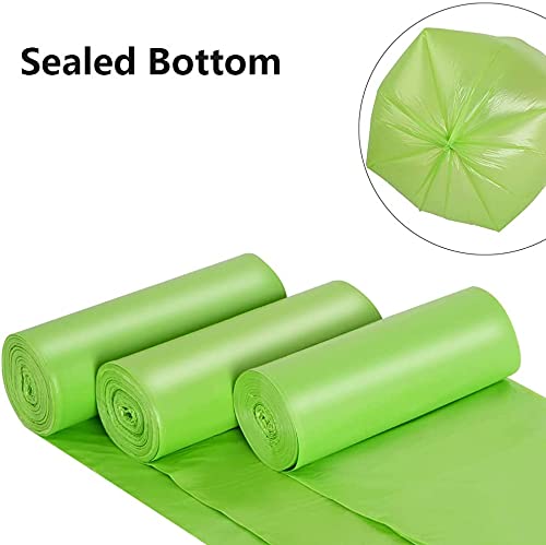 Oxo-Biodegradable Green Garbage Bags, Medium - for Home, Kitchen, Office | Disposable Combo pack for Home, Office, Kitchen, Pantry, Warehouse