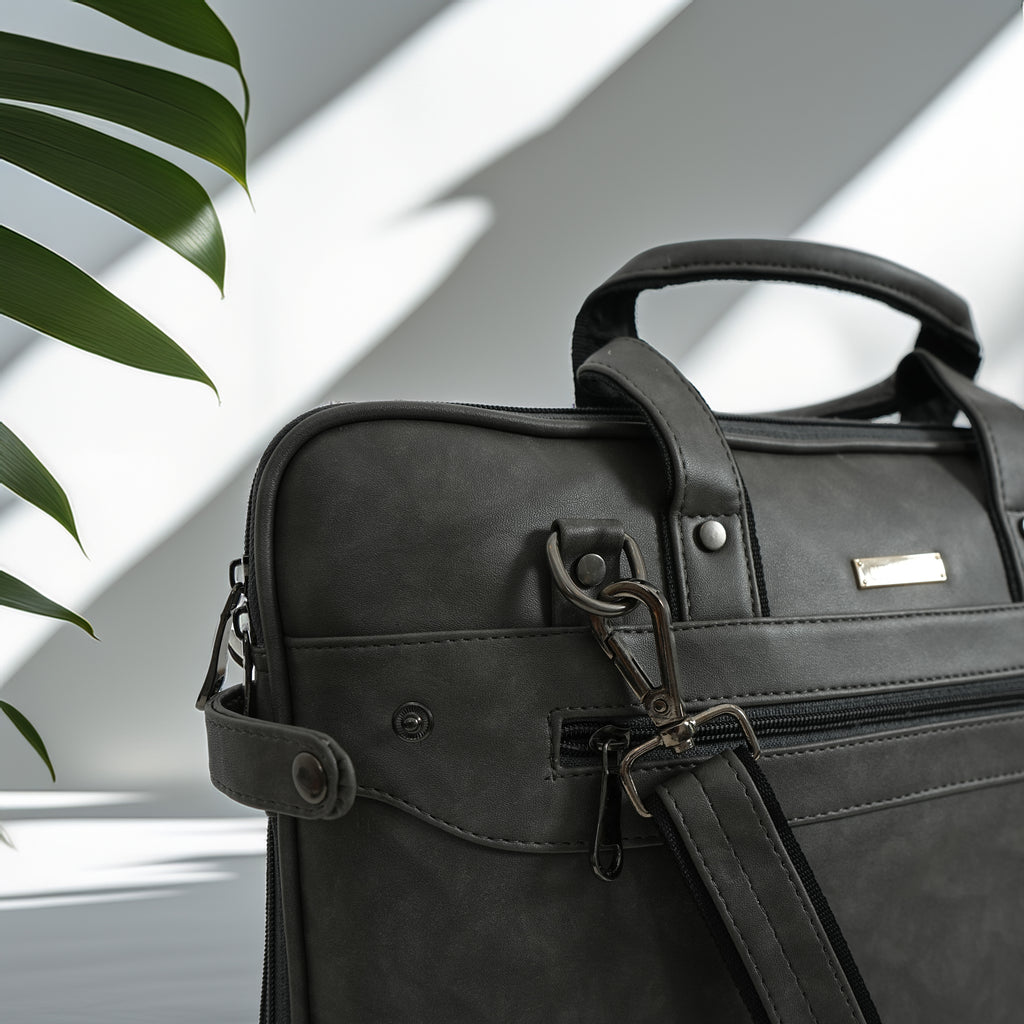 CleanDot UrbanPro Flap Messenger Bag – 16-Inch Laptop Office Shoulder Bag | Vegan Leather Executive Bag for Professionals (Copy)