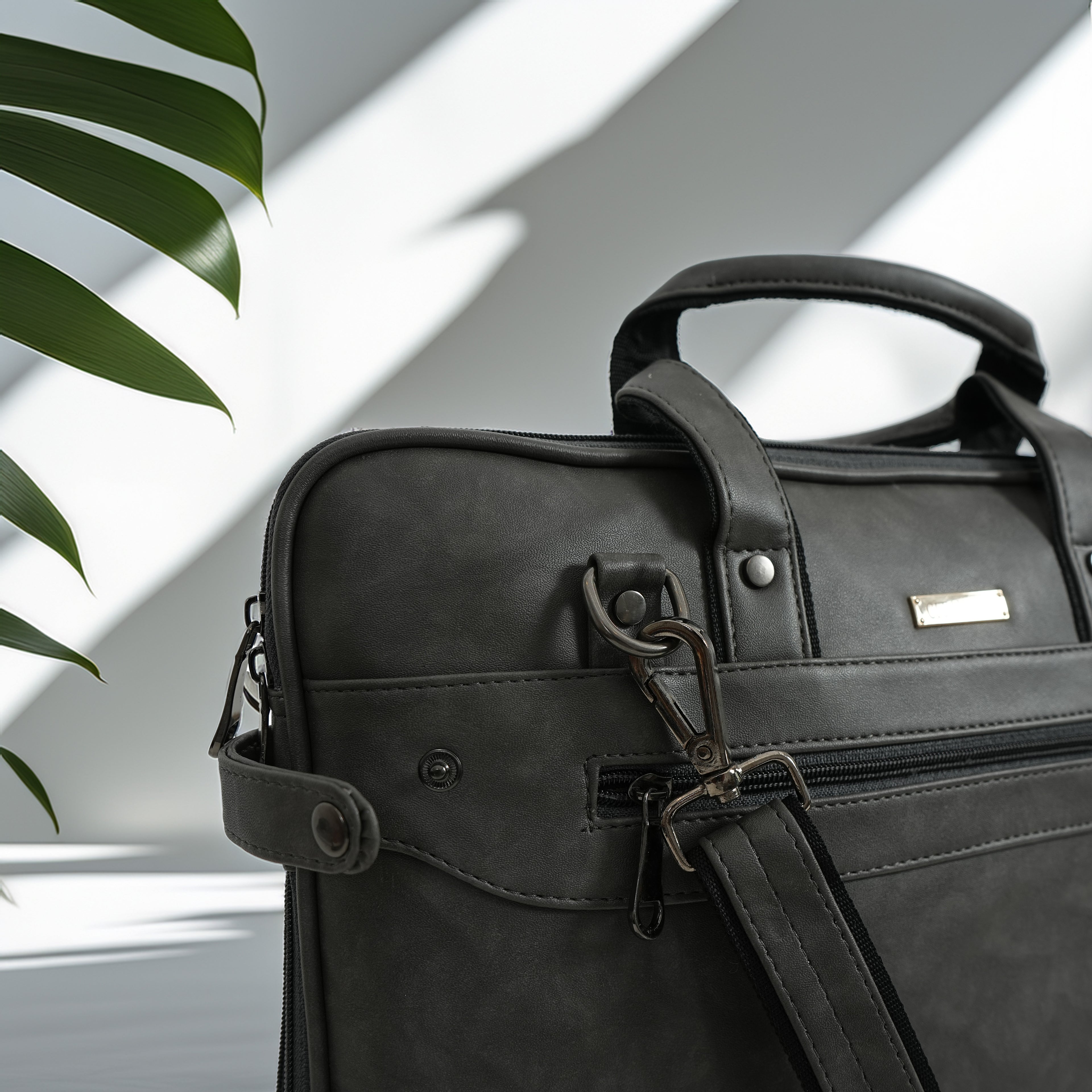 CleanDot UrbanPro Flap Messenger Bag – 16-Inch Laptop Office Shoulder Bag | Vegan Leather Executive Bag for Professionals (Copy)