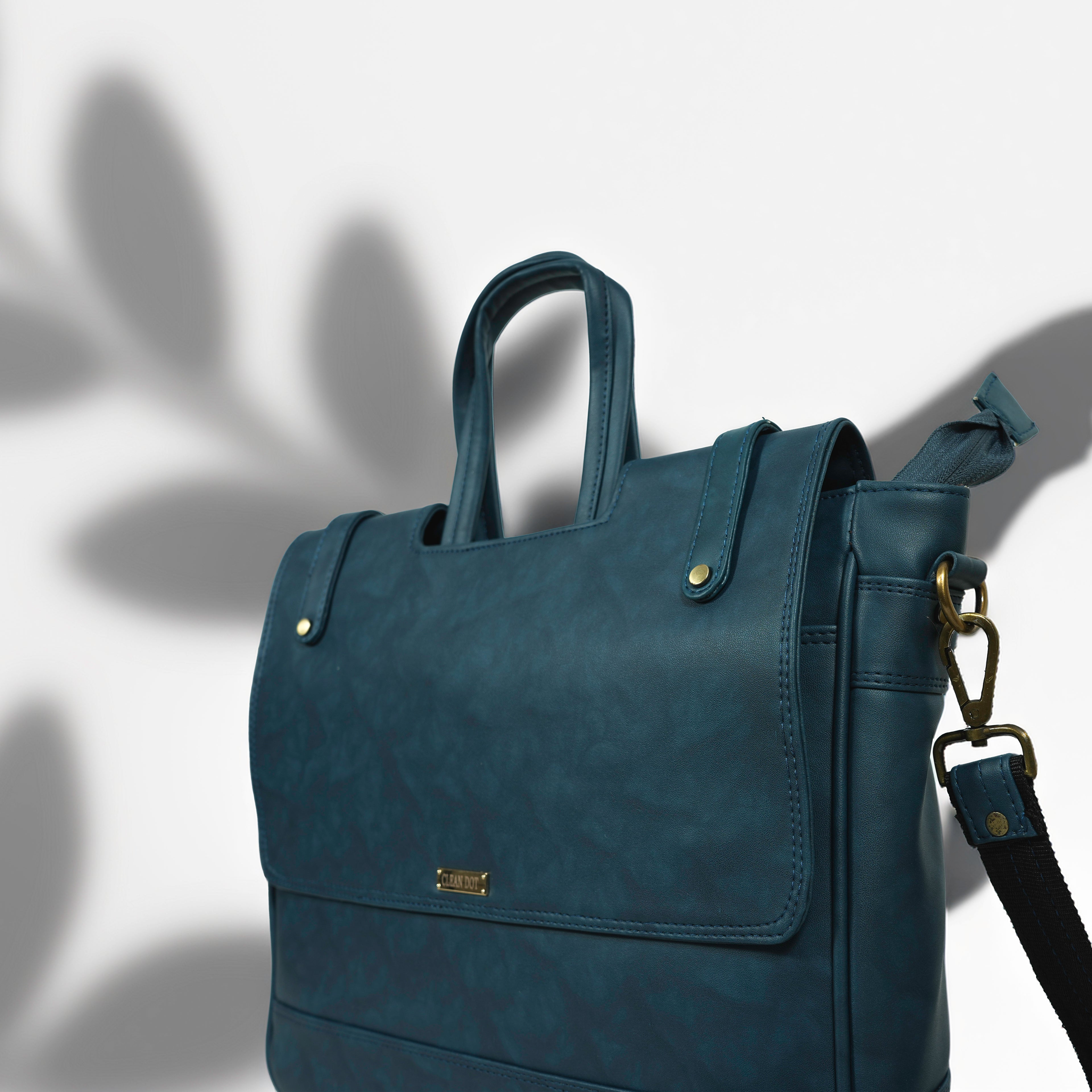 Vegan leather Laptop Bag Fits laptops up to 15.6” Stylish work bag for professionals Laptop bag with strap and handles. gift for brothers, gift for men, gift for husband, gift for boyfriend, rakshabandhan gift